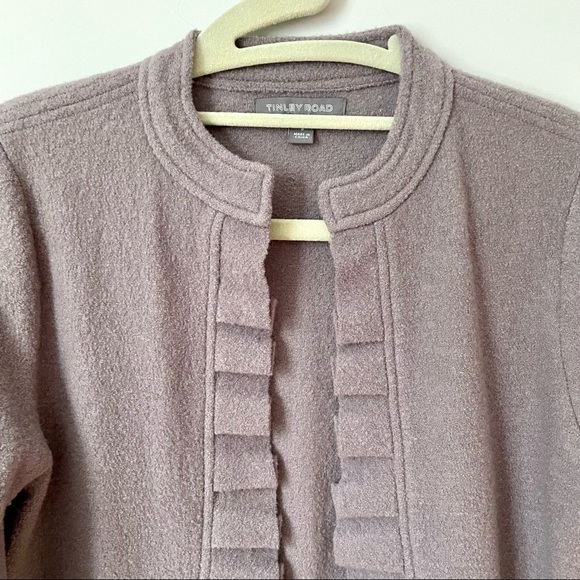 FREE with purchase - 100% wool Open-Front Blazer - Picture 3 of 13